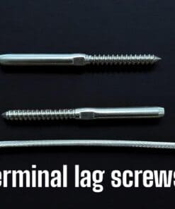 Alternative view of PreSwaged Terminal Lag Screw Kits.