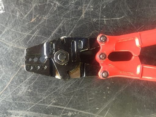 Hand Swagging & Cutting Tool 1.6mm-3.2mm Wire.