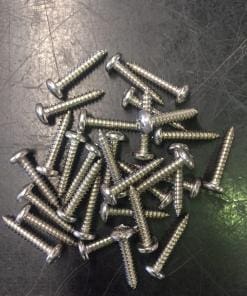Stainless Steel Pan Head Screws 8gauge x 25mm.