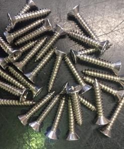 Stainless Steel CSK Head Screws 6gauge x 25mm Box 100