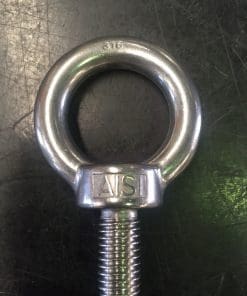 Stainless collared bolt 12mm x 30mm 316