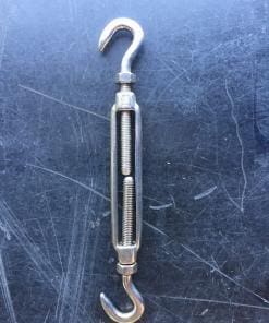 Stainless Steel Hook/Hook Turnbuckle 5mm 316 Marine Grade.