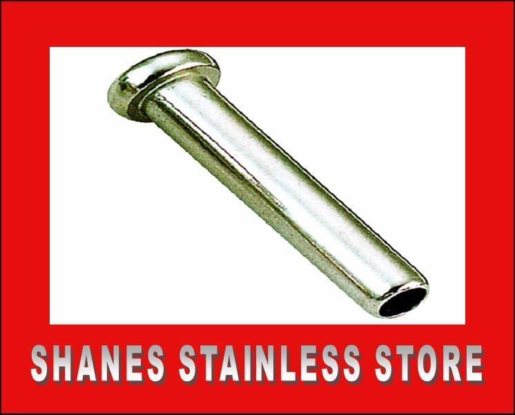 Stainless Steel Button Terminal 316 Marine Grade suit 3.2mm Wire.