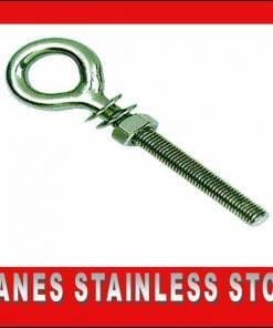 Stainless Steel Eye Bolt 316 Marine Grade 6mm x 60mm.