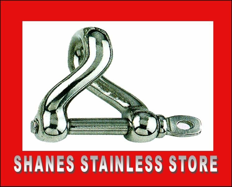 Stainless Steel Twisted Shackles 5mm